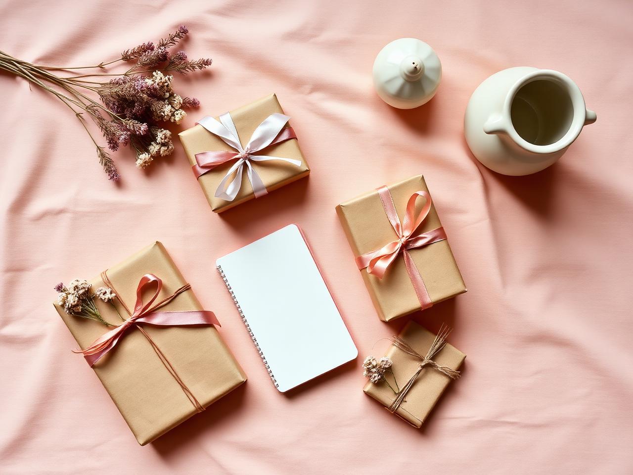 Liebevoll arrangierte Geschenke