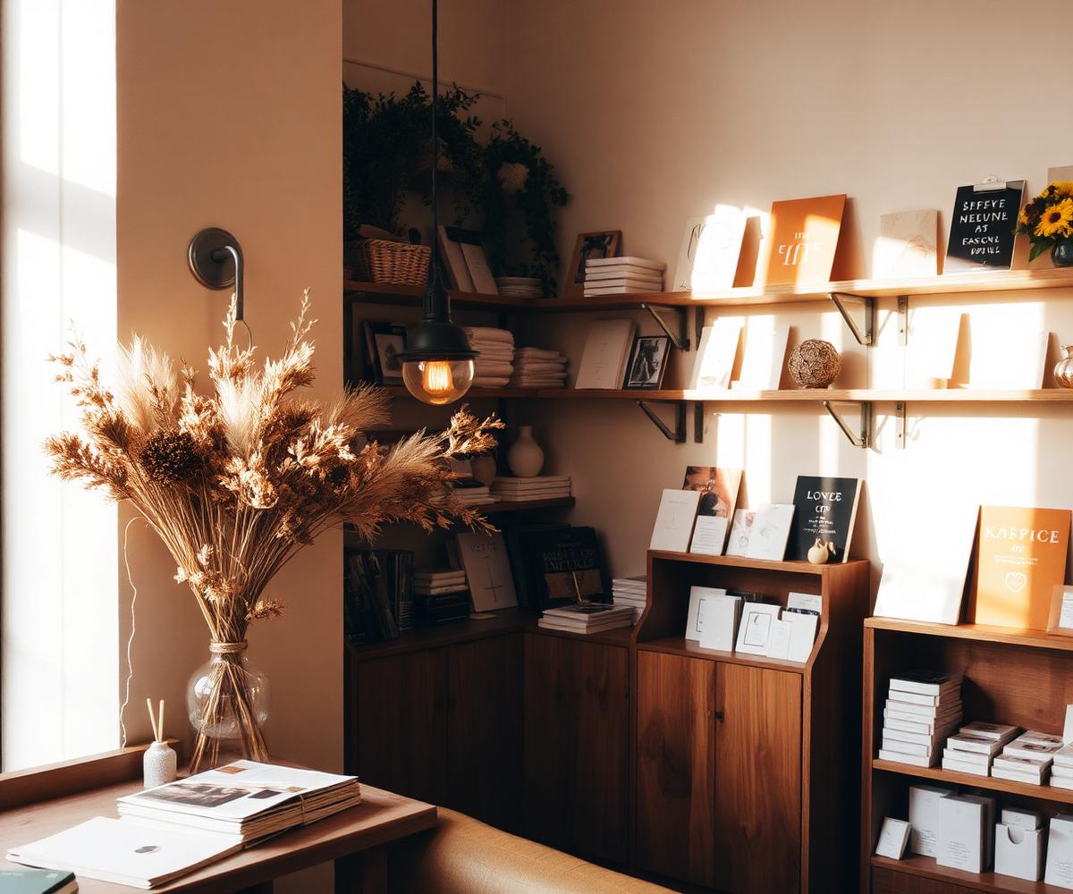 Gemütliche Ecke im Laden