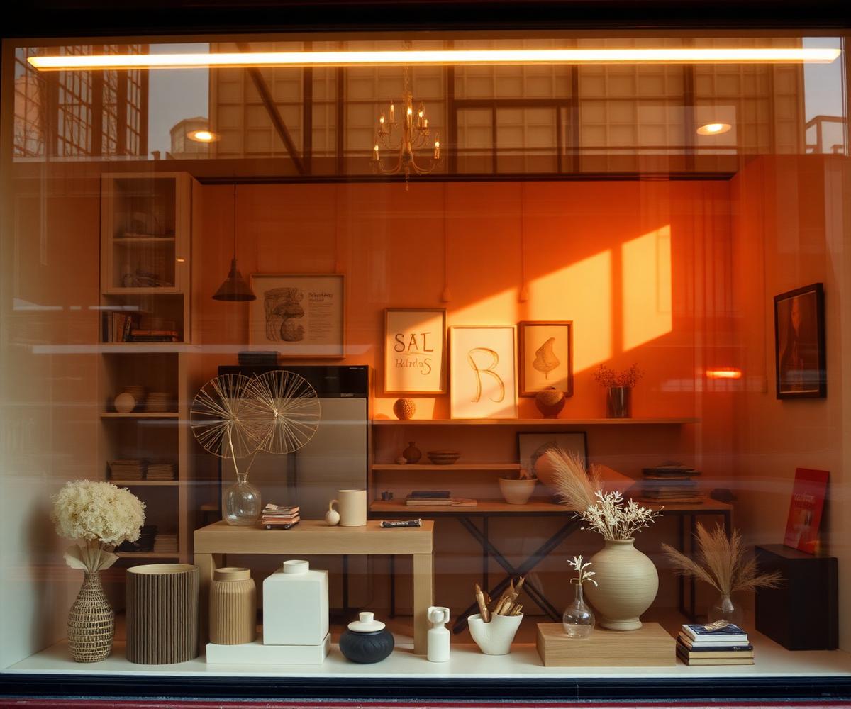 Schaufenster von innen